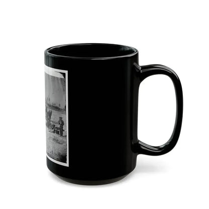 Ambulance Corps. Method Of Removing Wounded From The Field (U.S. Civil War) Black Coffee Mug - Go Mug Yourself