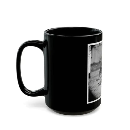 Ambulance Corps. Method Of Removing Wounded From The Field (U.S. Civil War) Black Coffee Mug - Go Mug Yourself