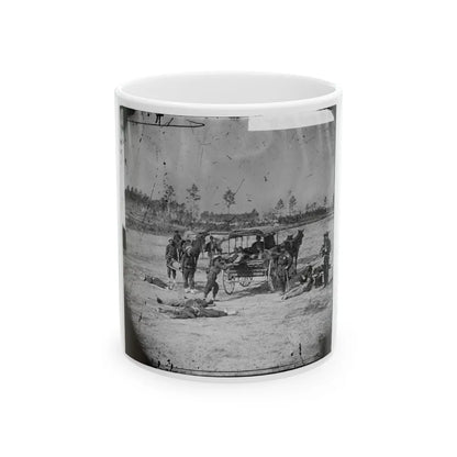 Ambulance Corps. Method Of Removing Wounded From The Field (U.S. Civil War) White Coffee Mug-11oz-Go Mug Yourself