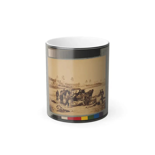 Ambulance Drill at Headquarters Army of Potomac, Near Brandy Station, Va., March, 1864 (U.S. Civil War) Color Changing Coffee Mug 11oz Default Title 11oz - Go Mug Yourself
