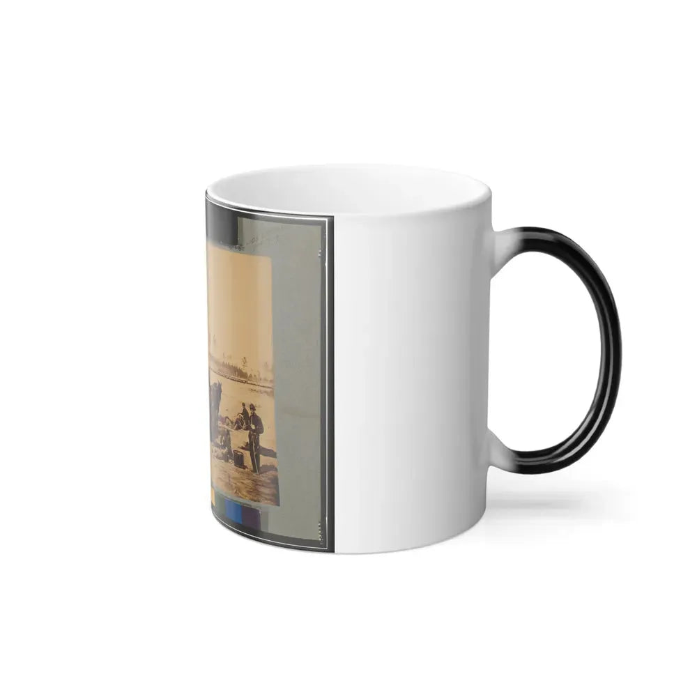 Ambulance Drill at Headquarters Army of Potomac, Near Brandy Station, Va., March, 1864 (U.S. Civil War) Color Changing Coffee Mug 11oz - Go Mug Yourself