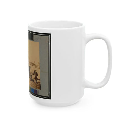 Ambulance Drill At Headquarters Army Of Potomac, Near Brandy Station, Va., March, 1864 (U.S. Civil War) White Coffee Mug - Go Mug Yourself