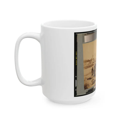 Ambulance Drill At Headquarters Army Of Potomac, Near Brandy Station, Va., March, 1864 (U.S. Civil War) White Coffee Mug-Go Mug Yourself