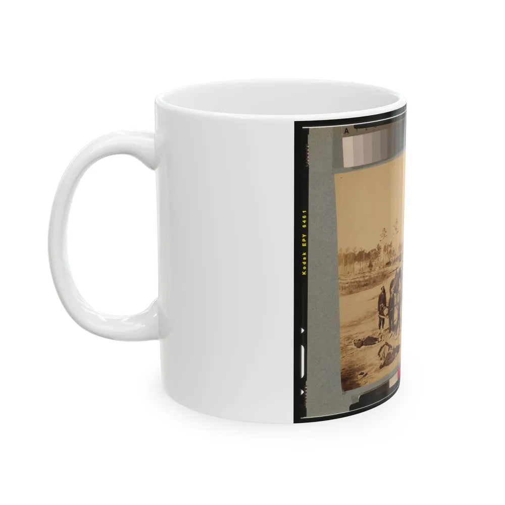 Ambulance Drill At Headquarters Army Of Potomac, Near Brandy Station, Va., March, 1864 (U.S. Civil War) White Coffee Mug-Go Mug Yourself