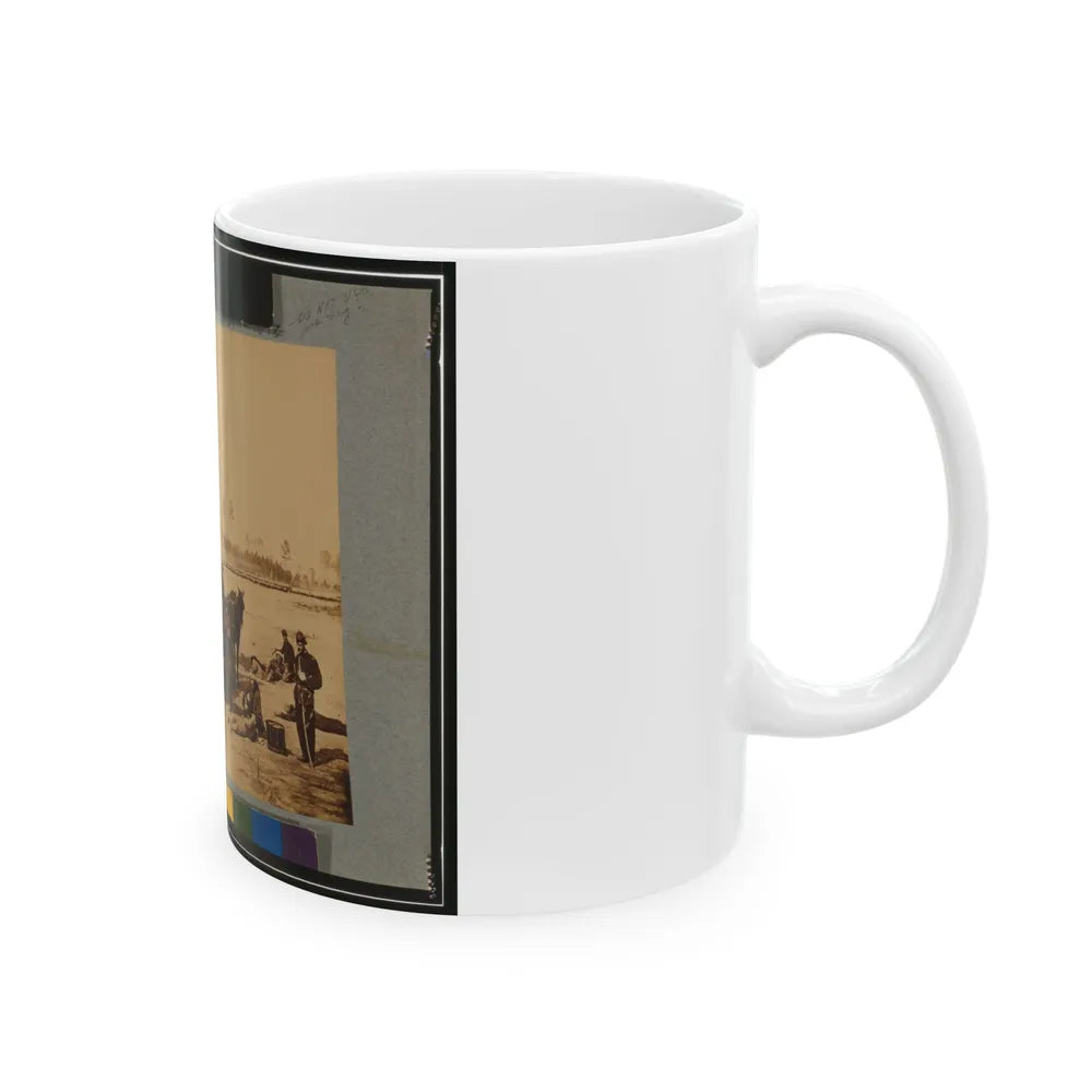 Ambulance Drill At Headquarters Army Of Potomac, Near Brandy Station, Va., March, 1864 (U.S. Civil War) White Coffee Mug-Go Mug Yourself