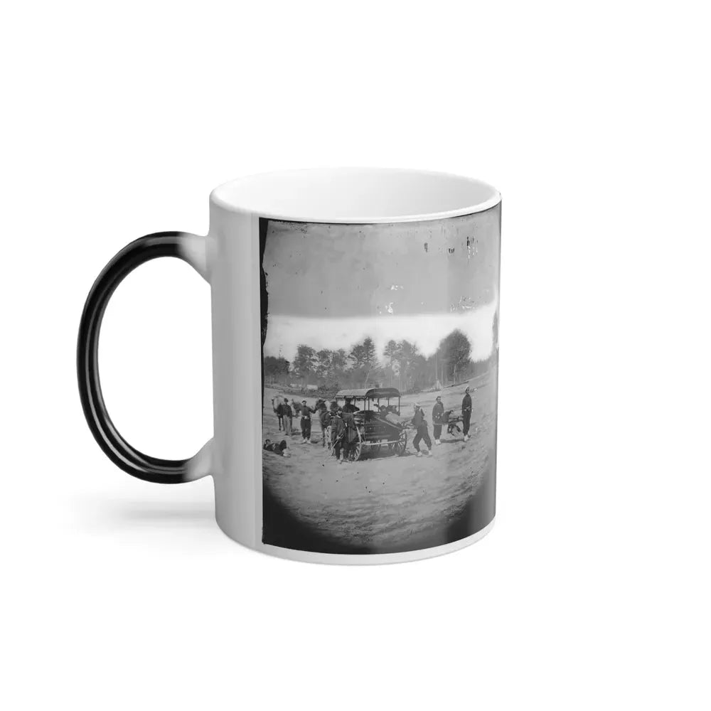 Ambulance Drill in the Field (U.S. Civil War) Color Changing Coffee Mug 11oz - Go Mug Yourself