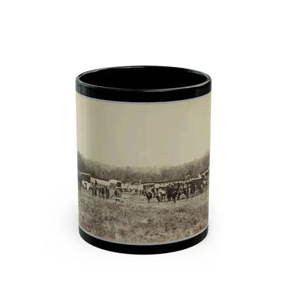 Ambulance Train, 1st Division, 2d Army Corps. (U.S. Civil War) Black Coffee Mug 11oz - Go Mug Yourself