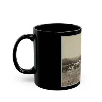 Ambulance Train, 1st Division, 2d Army Corps. (U.S. Civil War) Black Coffee Mug - Go Mug Yourself