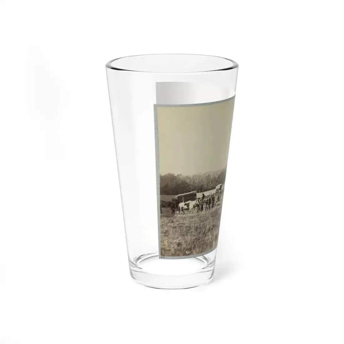 Ambulance Train, 1st Division, 2d Army Corps. (U.S. Civil War) Pint Glass 16oz - Go Mug Yourself