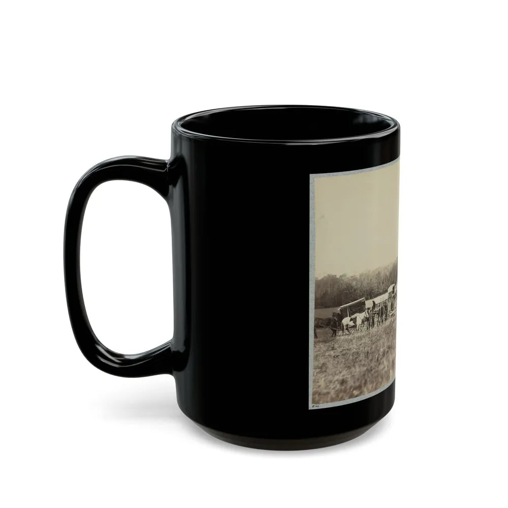 Ambulance Train, 1st Division, 2d Army Corps. (U.S. Civil War) Black Coffee Mug-Go Mug Yourself