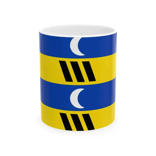 Ameland vlag (Netherlands) White Coffee Mug 11oz - Go Mug Yourself