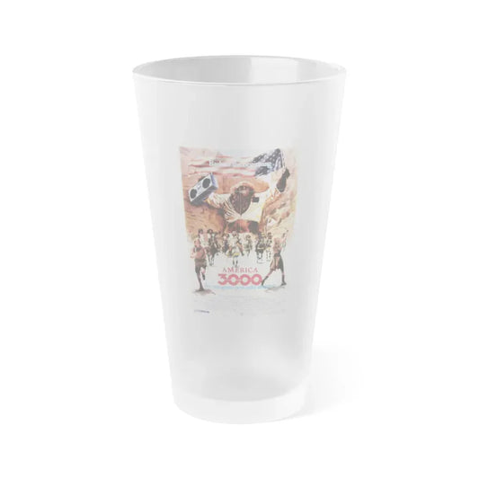 AMERICA 3000 1986 Movie Poster - Frosted Pint Glass 16oz Default Title - Go Mug Yourself