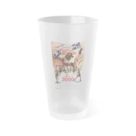 AMERICA 3000 1986 Movie Poster - Frosted Pint Glass 16oz Default Title - Go Mug Yourself