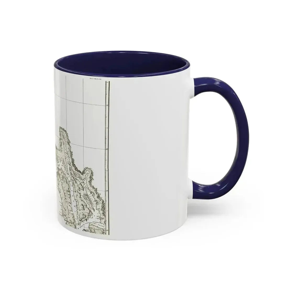 America - NorthWest Coast (1898) (Map) Accent Coffee Mug - Go Mug Yourself