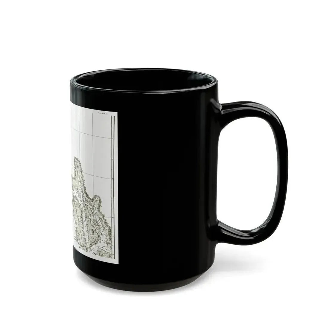 America - NorthWest Coast (1898) (Map) Black Coffee Mug - Go Mug Yourself