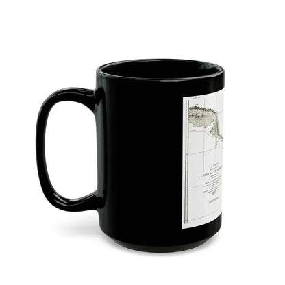 America - NorthWest Coast (1898) (Map) Black Coffee Mug - Go Mug Yourself