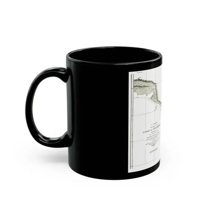 America - NorthWest Coast (1898) (Map) Black Coffee Mug - Go Mug Yourself