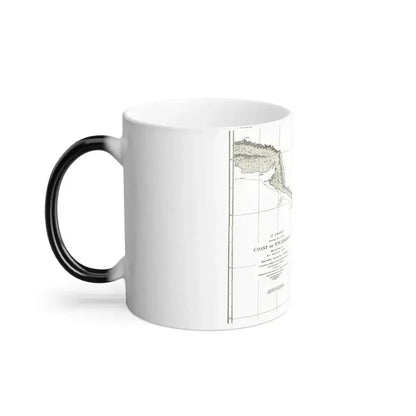 America - NorthWest Coast (1898) (Map) Color Changing Mug 11oz - Go Mug Yourself