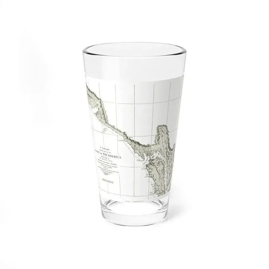 America - NorthWest Coast (1898) (Map) Pint Glass 16oz 16oz - Go Mug Yourself