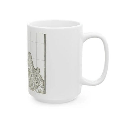 America - NorthWest Coast (1898) (Map) White Coffee Mug-Go Mug Yourself