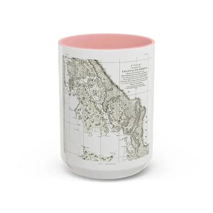 America - NorthWest Coast (1899) (Map) Accent Coffee Mug 15oz Pink - Go Mug Yourself