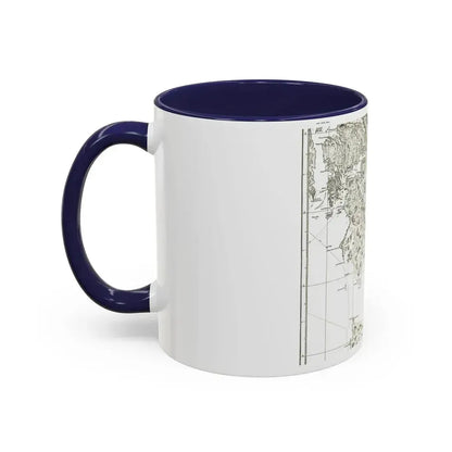 America - NorthWest Coast (1899) (Map) Accent Coffee Mug - Go Mug Yourself