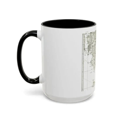 America - NorthWest Coast (1899) (Map) Accent Coffee Mug - Go Mug Yourself