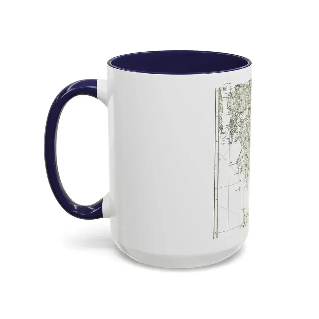 America - NorthWest Coast (1899) (Map) Accent Coffee Mug - Go Mug Yourself
