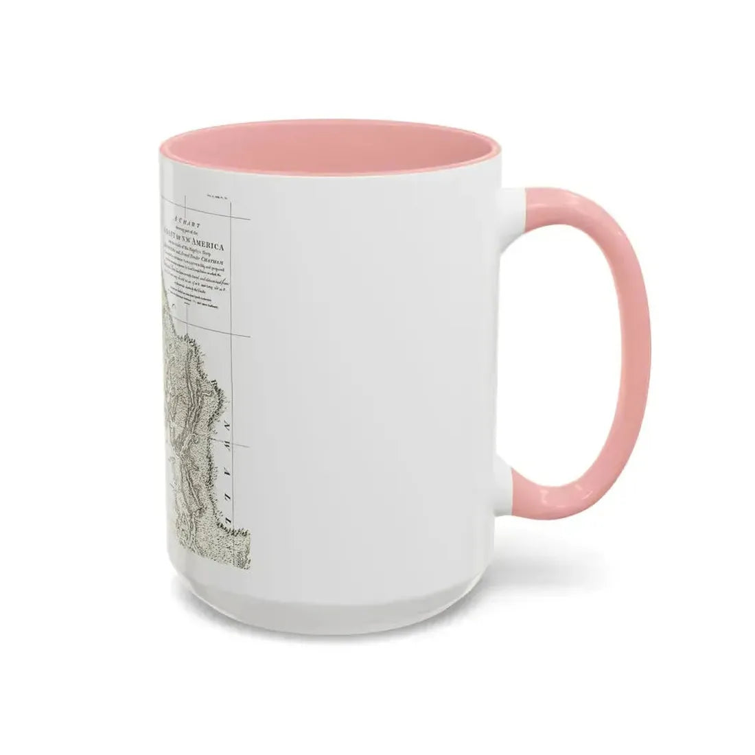 America - NorthWest Coast (1899) (Map) Accent Coffee Mug - Go Mug Yourself