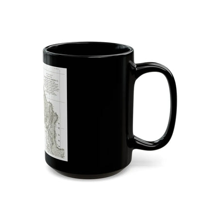 America - NorthWest Coast (1899) (Map) Black Coffee Mug-Go Mug Yourself