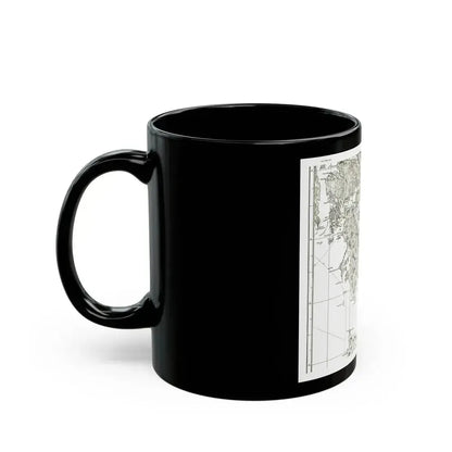 America - NorthWest Coast (1899) (Map) Black Coffee Mug - Go Mug Yourself