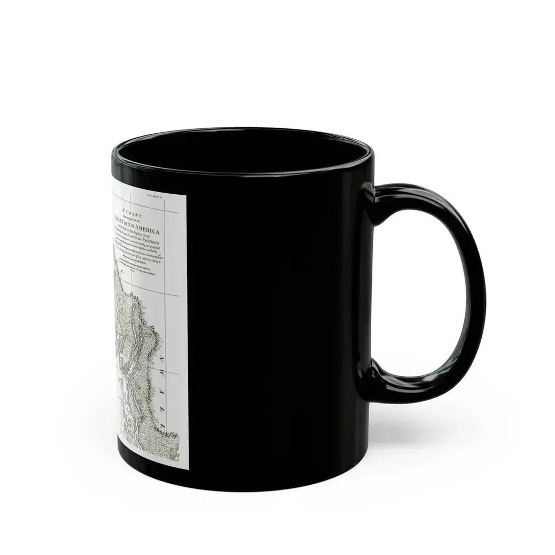 America - NorthWest Coast (1899) (Map) Black Coffee Mug - Go Mug Yourself