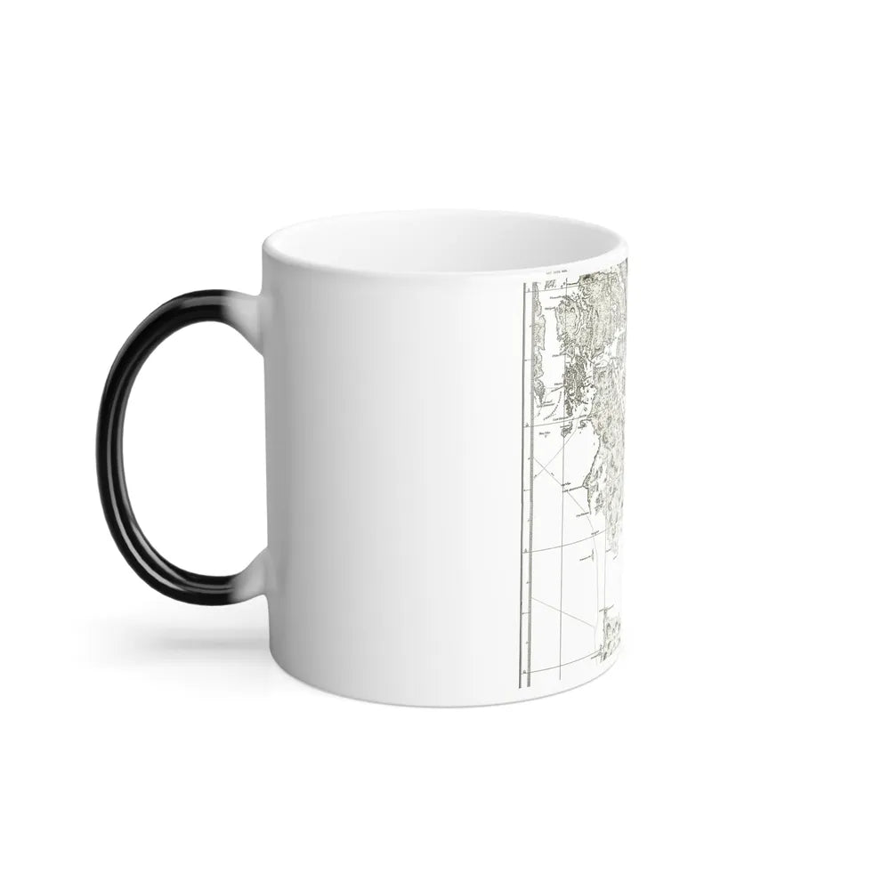 America - NorthWest Coast (1899) (Map) Color Changing Mug 11oz-Go Mug Yourself