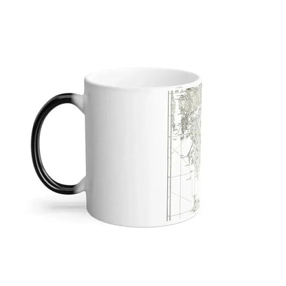America - NorthWest Coast (1899) (Map) Color Changing Mug 11oz - Go Mug Yourself
