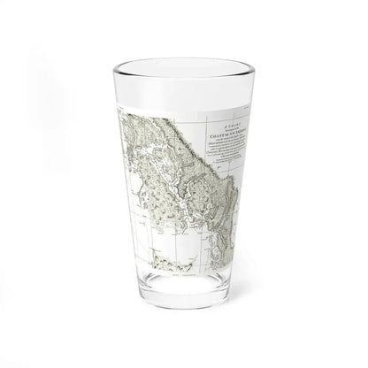 America - NorthWest Coast (1899) (Map) Pint Glass 16oz 16oz - Go Mug Yourself