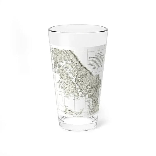 America - NorthWest Coast (1899) (Map) Pint Glass 16oz 16oz - Go Mug Yourself