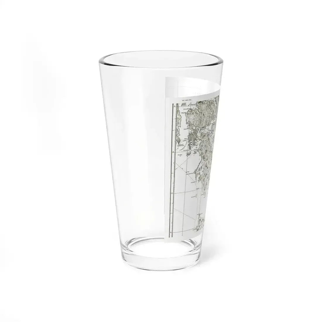 America - NorthWest Coast (1899) (Map) Pint Glass 16oz - Go Mug Yourself