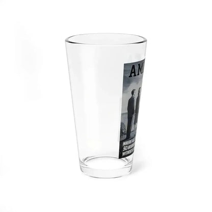 America poster advertisement (Magazine Illustration) Pint Glass 16oz - Go Mug Yourself