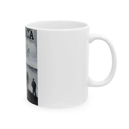 America poster advertisement - White Coffee Mug - Go Mug Yourself