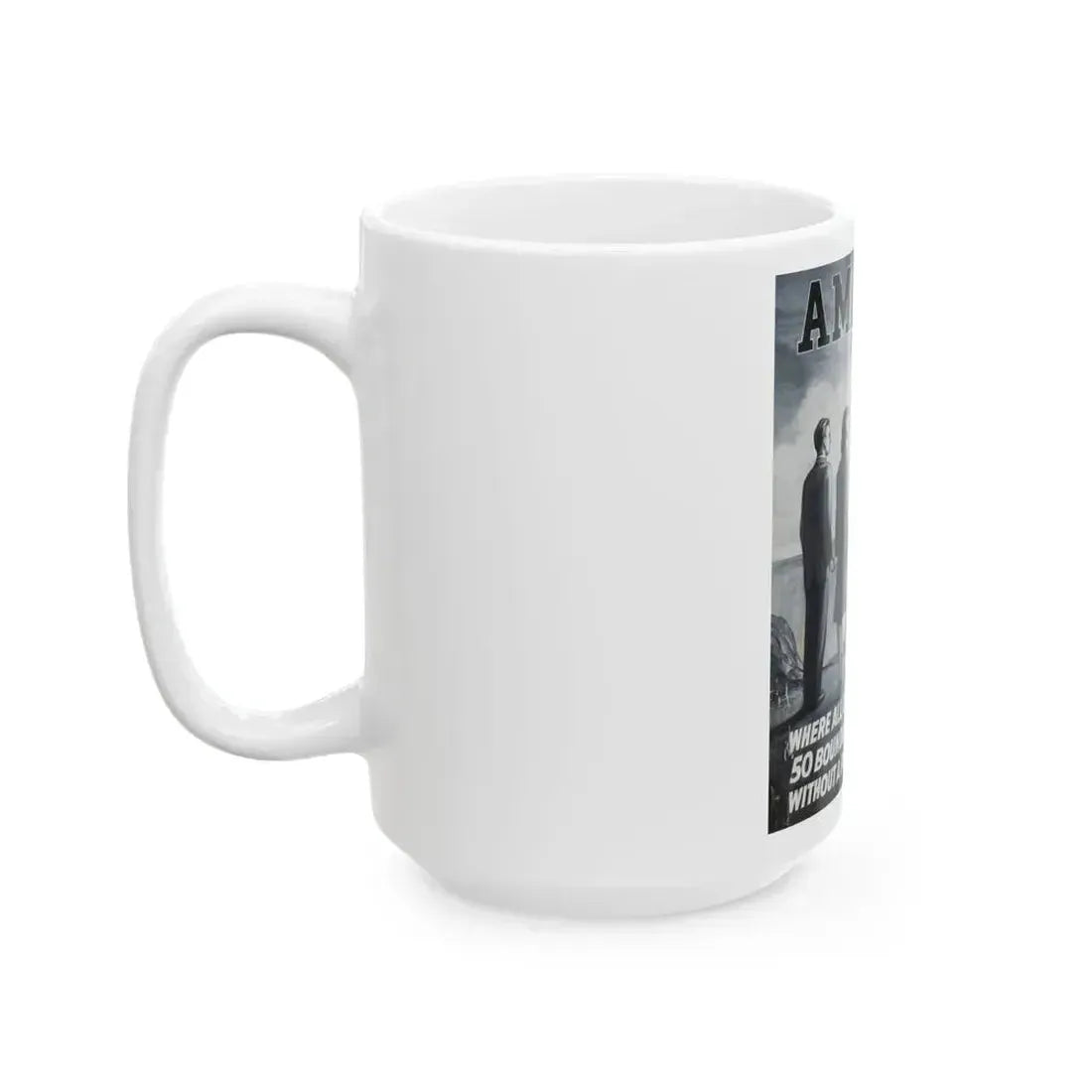 America poster advertisement - White Coffee Mug - Go Mug Yourself