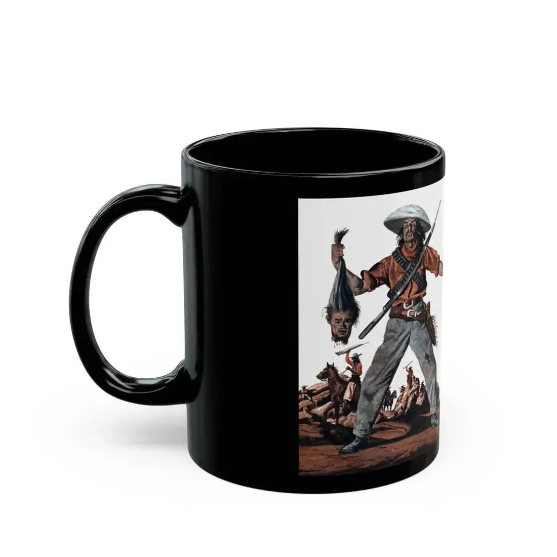 America's Bloodiest Bandit, Fury magazine, December 1957 - Black Coffee Mug - Go Mug Yourself