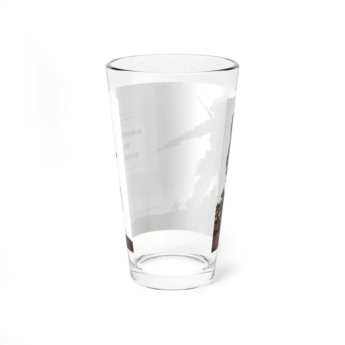 America's Bloodiest Bandit, Fury magazine, December 1957 (Magazine Illustration) Pint Glass 16oz - Go Mug Yourself