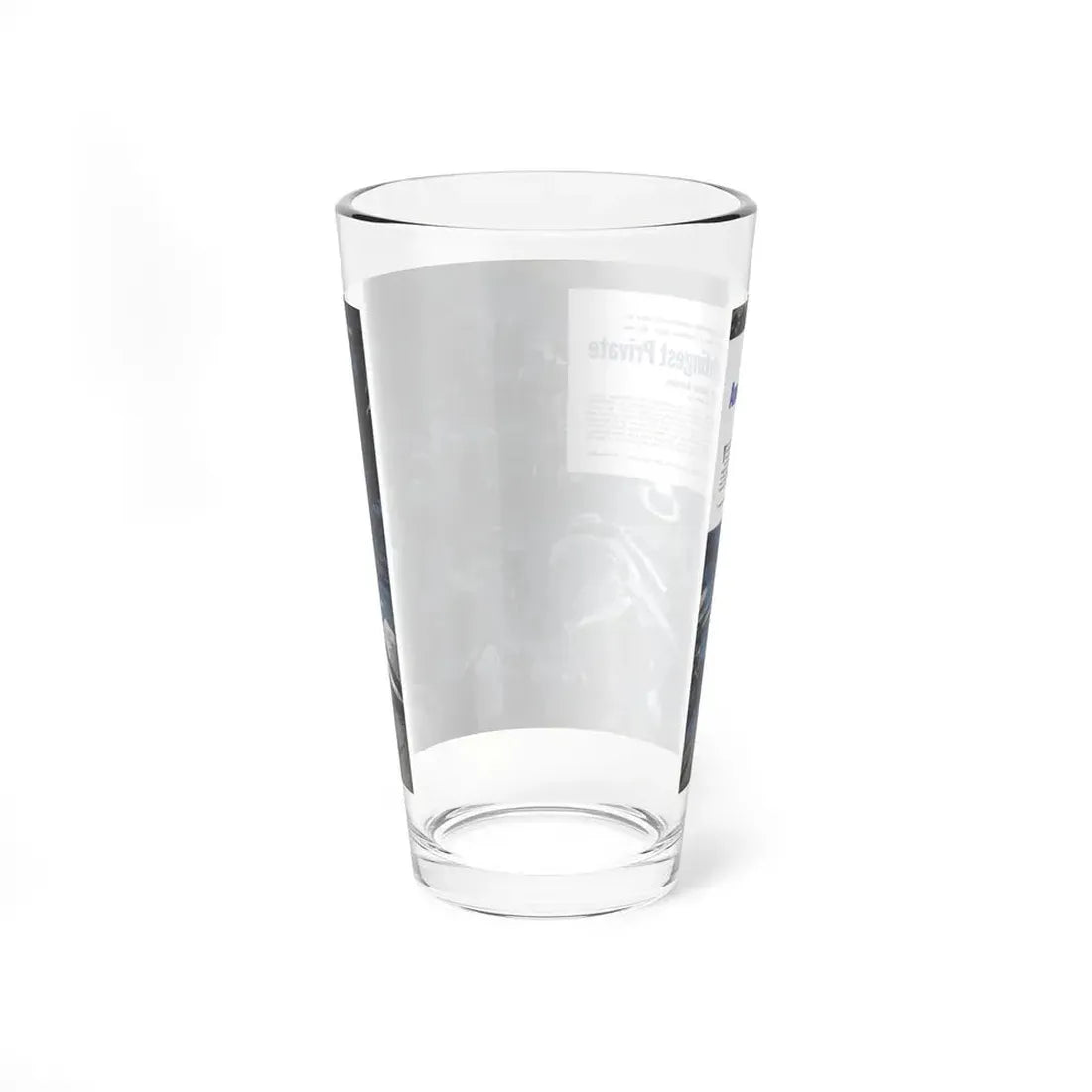 America's Fightingest Private, Cavalier magazine, January 1955 (Magazine Illustration) Pint Glass 16oz - Go Mug Yourself