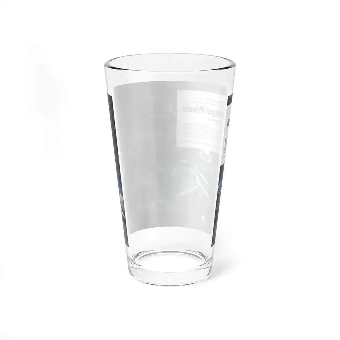 America's Fightingest Private, Cavalier magazine, January 1955 (Magazine Illustration) Pint Glass 16oz - Go Mug Yourself