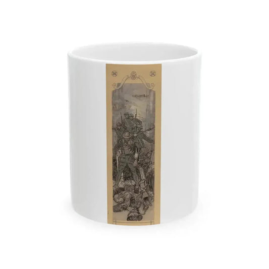 America's Greatest Battle, Collier's magazine story illustration, March 22, 1919 - White Coffee Mug 11oz - Go Mug Yourself