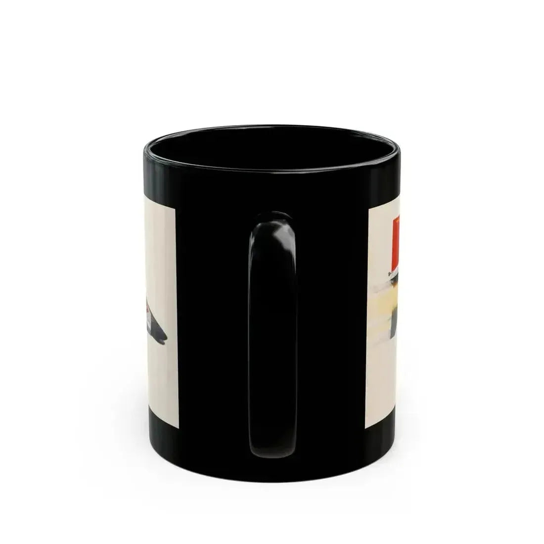 America's Hottest Jet, Popular Science magazine cover, May 1962 - Black Coffee Mug - Go Mug Yourself