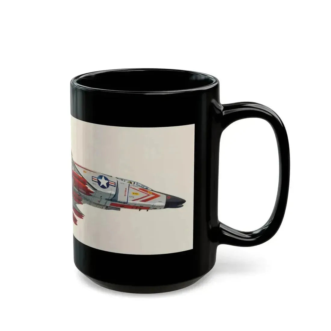 America's Hottest Jet, Popular Science magazine cover, May 1962 - Black Coffee Mug - Go Mug Yourself
