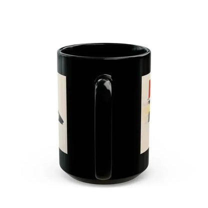 America's Hottest Jet, Popular Science magazine cover, May 1962 - Black Coffee Mug - Go Mug Yourself
