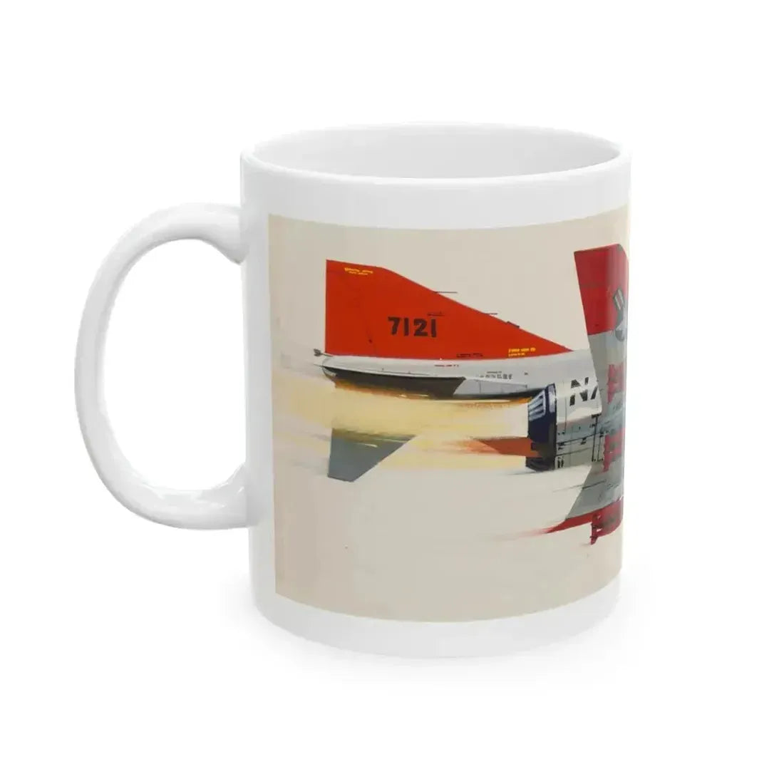 America's Hottest Jet, Popular Science magazine cover, May 1962 - White Coffee Mug - Go Mug Yourself