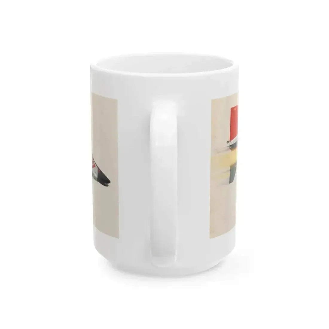 America's Hottest Jet, Popular Science magazine cover, May 1962 - White Coffee Mug - Go Mug Yourself